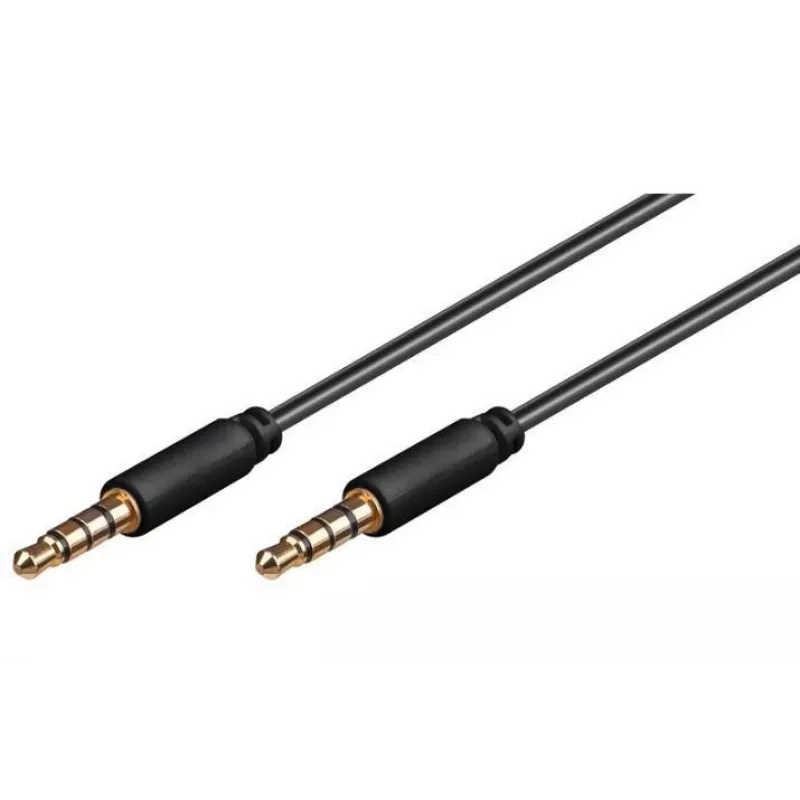 Microconnect IPOD011 garso laidas 0,5 m 3,5 mm juodas