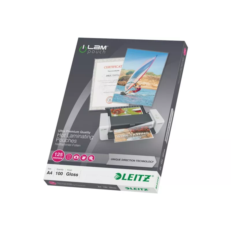 Laminatoriaus plėvelės Leitz iLAM UDT 100 vnt.