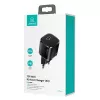 usams telefono įkroviklis 1x USB-C T36 + Lightning PD — kompaktiškas PD įkroviklis su USB-C ir Lightning