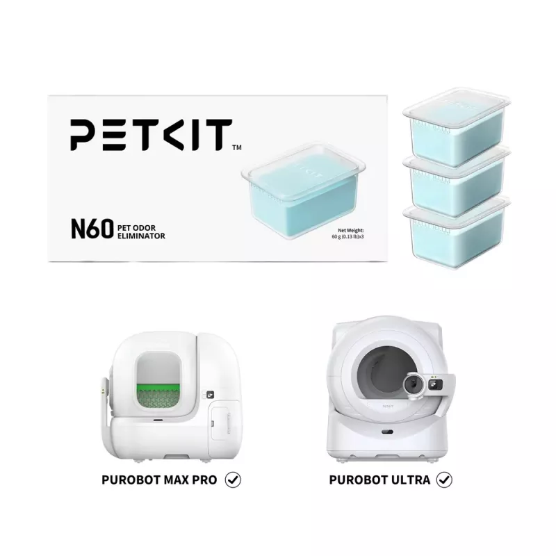 Petkit kraiko dėžės Purobot Ultra oro gaiviklis N60 3 vnt. (P9224)