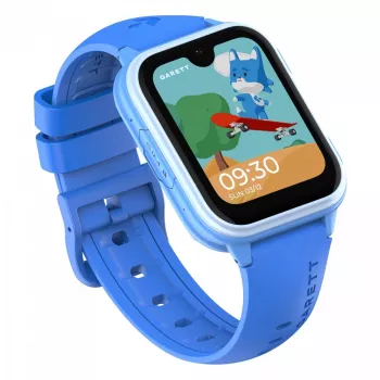 Išmanusis laikrodis Garett Kids Vibe Ai 4G mėlynas — GPS sekimas, atsparus vandeniui
