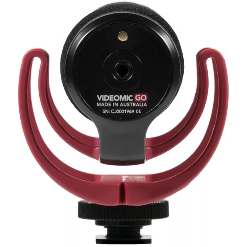 VideoMic GO, mikrofonas juodas/raudonas