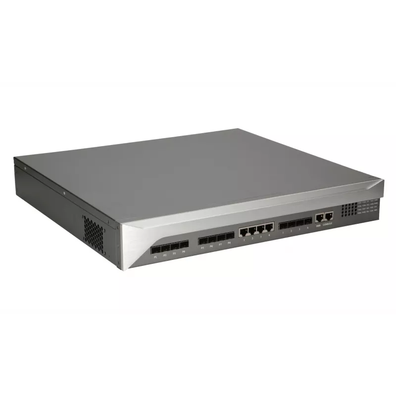 Extralink PREDATOR V2 EPON OLT 1U 19'' 8X GIGABIT PON PORTŲ 4x 10G SFP+ UPLINK PORTŲ