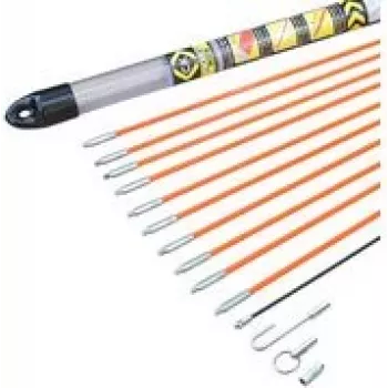 Traukimo strypų rinkinys c.k tools T5410 – 10 × 1 m strypai su priedais