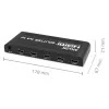 Qoltec 51798 aktyvus HDMI skirstytuvas 4 x HDMI 4K x 2K | 3.4Gb/s
