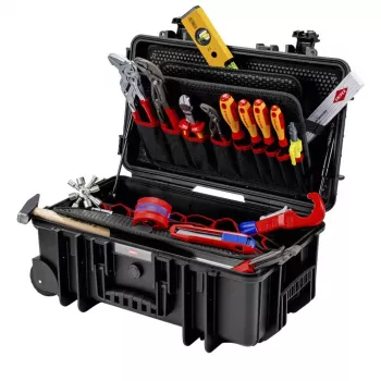 Mechaninis įrankių rinkinys Knipex 00 21 33 S 17 įrankių raudonas geltonas