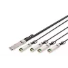 Tiesioginio prijungimo kabelis Digitus DN-81325 40G QSFP+ į 4XSFP+ 5m