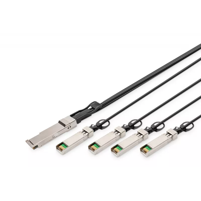 Tiesioginio prijungimo kabelis Digitus DN-81325 40G QSFP+ į 4XSFP+ 5m