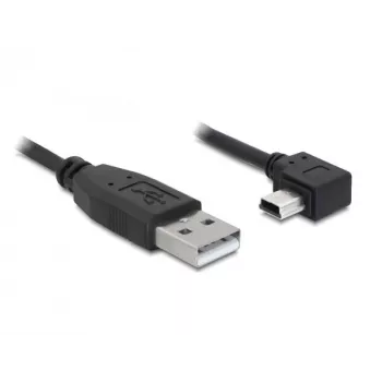 USB laidas DeLOCK 82684 USB 2.0 5 m USB A Mini-USB B Juoda