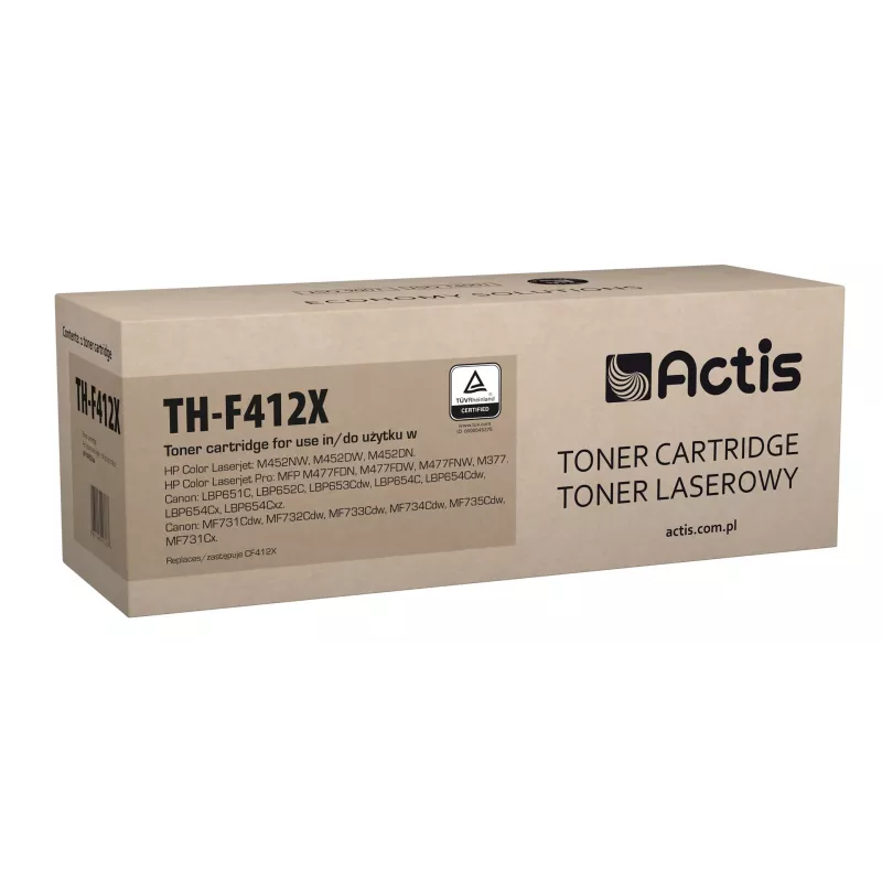 Actis TH-F412X toneris (HP 410X CF412X pakaitalas; standartinis; 5000 puslapių; geltonas)