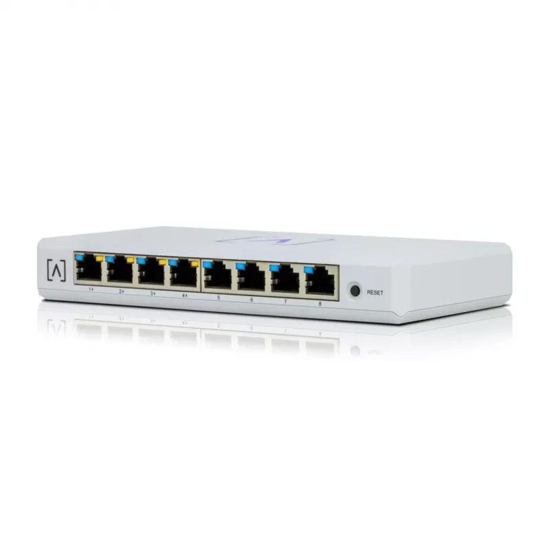 Alta Labs S8-POE tinklo jungiklis Valdomas Gigabit Ethernet (10/100/1000) Power over Ethernet (PoE) Baltas