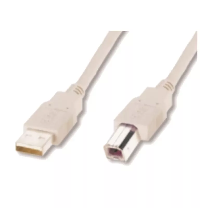 5M USB 2.0 laidas A-B / M-M pilkas klasikinis