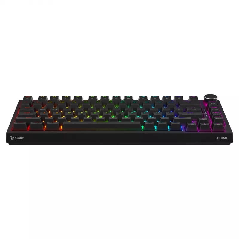 Savio ASTRAL BLACK JADE klaviatūra žaidimams USB QWERTY US International