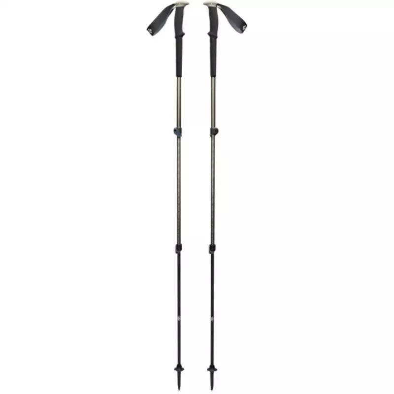 Žygio lazdos Trail, Fitness Device juoda/alyvinė žalia, 1 pora, 100–140 cm