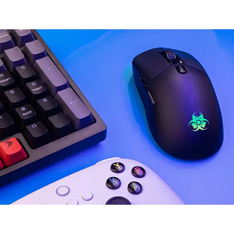 Žaidimų ausinės TRACER Gamezone Thor RGB BT Wireless Bluetooth, antausinės, integruotas mikrofonas