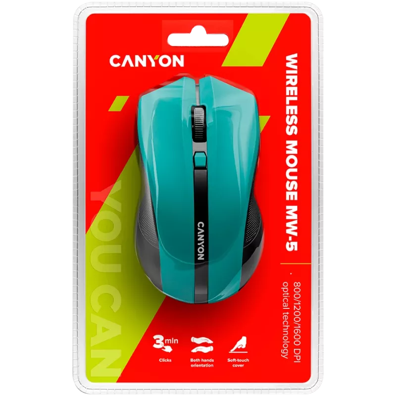 Pelė Canyon CNE-CMSW05G RF belaidė optinė