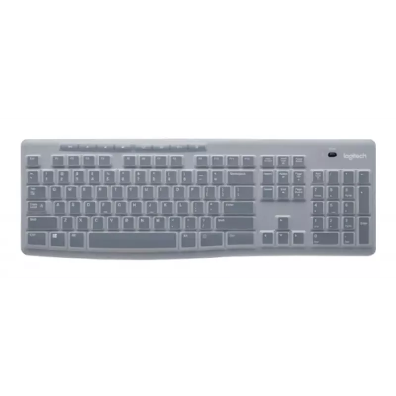 Logitech K120 APSAUGINIS DANGTELIS - N/A -WW - Klaviatūros apsauga - Silikonas - Permatomas
