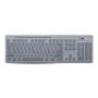 Logitech K120 APSAUGINIS DANGTELIS - N/A -WW - Klaviatūros apsauga - Silikonas - Permatomas