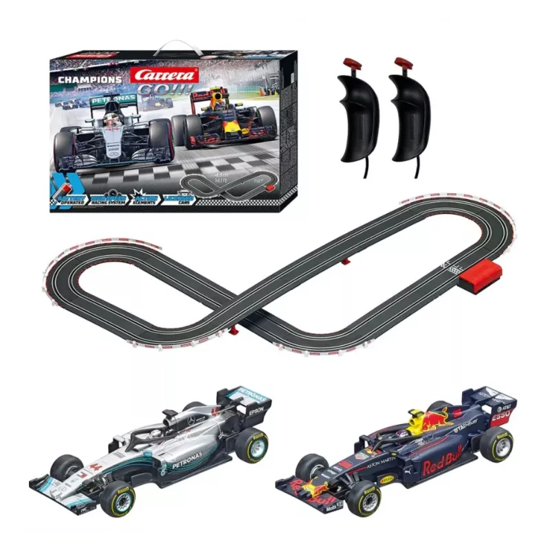 Slotinių automobilių rinkinys Carrera Formula Champions 4,3 m trasa – Carrera modelis 20063518