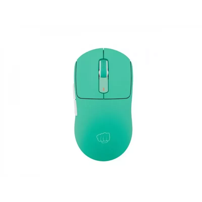Belaidė pelė Fury Tanto T4 mėtų žalia — reguliuojama DPI, USB imtuvas, ergonomiškas dizainas