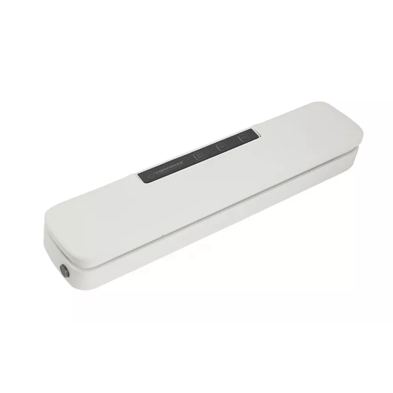 Stalinis vakuuminis maisto sandariklis ESPERANZA EKV001 — kompaktiškas, baltas, 30 cm sandarinimo plotis, 107 W, 220–240 V