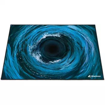 pelė Pad Sharkoon SFM12 Juoda Blue White