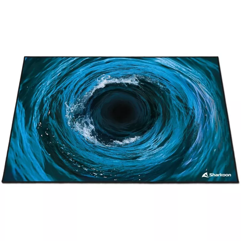 pelė Pad Sharkoon SFM12 Juoda Blue White