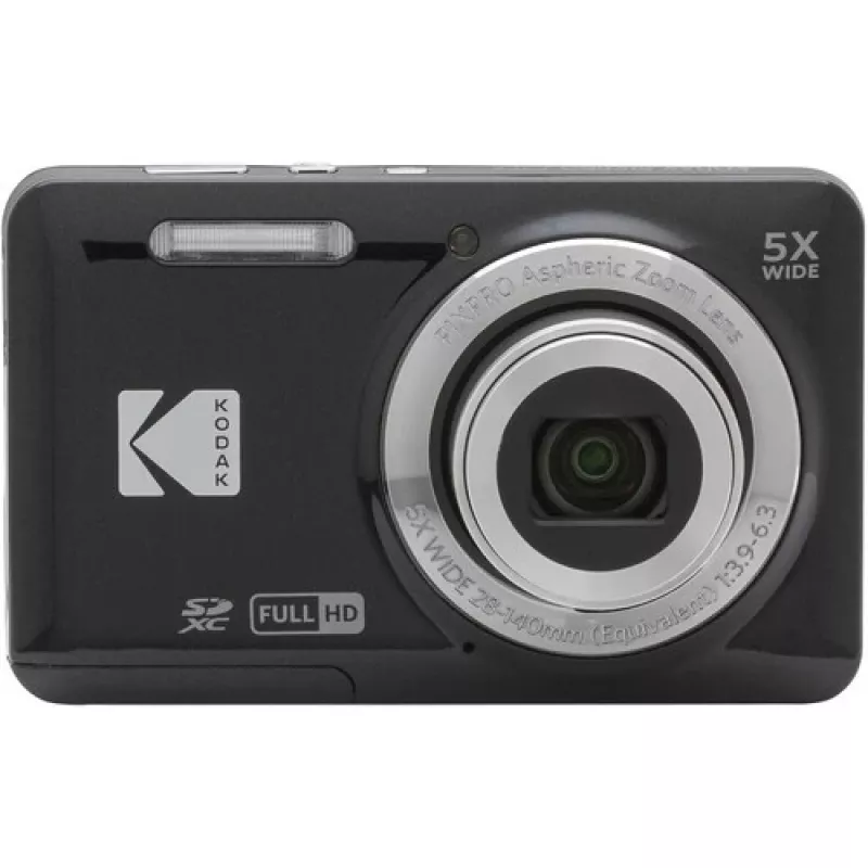 Kodak PIXPRO FZ55 1/2.3 kompaktiškas fotoaparatas 16 MP CMOS 4608 x 3456 pikseliai juodas (FZ55BK)