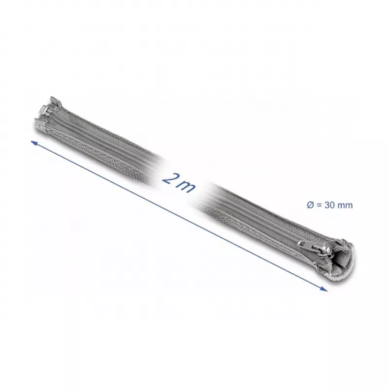 Supinta įvorė DeLOCK 20831 2 m x 30 mm pilka