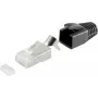Laido jungtis RJ-45 S/CONN 72067-10S Juoda Balta