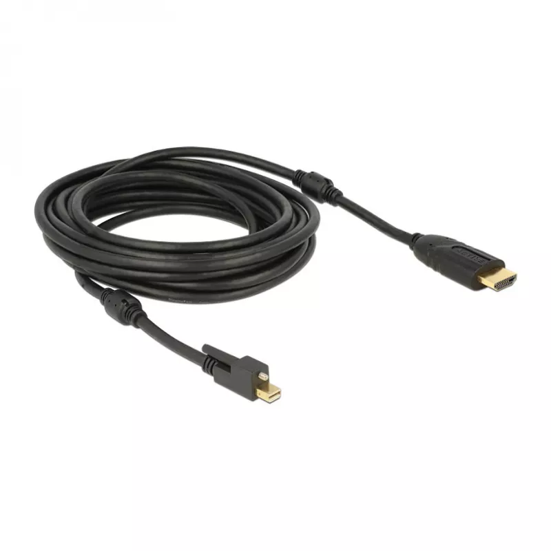 Vaizdo kabelio adapteris DeLOCK 83732 Mini DisplayPort į HDMI 5 m Juoda
