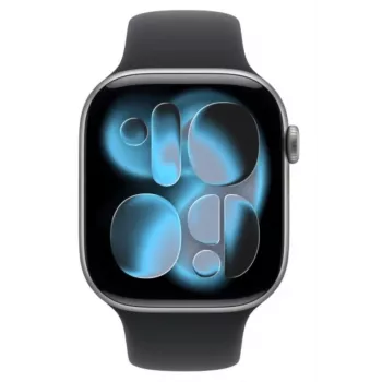 Laikrodis Series 11 GPS+Cellular 46mm Kosminė pilka aliuminio dėklas su juodu sportiniu dirželiu - M/L
