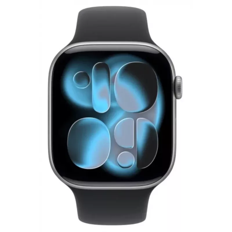 Laikrodis Series 11 GPS+Cellular 46mm Kosminė pilka aliuminio dėklas su juodu sportiniu dirželiu - M/L