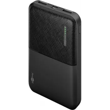 Goobay 64961 išorinė baterija Ličio polimerų (LiPo) 5000 mAh Juoda (64961)