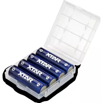 Įkraunama AA (R06) baterija XTAR 1,5 V 2500 mAh — 4 vnt. pakuotė su apsauga