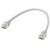 Ubiquiti UACC-Cable-Patch-EL-0.15M-W tinklo kabelis permatomas, baltas Cat6
