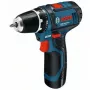 Bosch GSR 10,8-2-LI Professional Keyless Juoda, Blue, Red