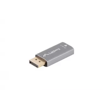 Lanberg AD-DP-HD-03 vaizdo kabelio adapteris 0 m DisplayPort HDMI Sidabrinis