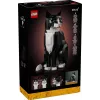 LEGO set Ideas 21349 Tuxedo Cat statybų rinkinys — kolekcinis plytų modelis, vitrininis kūrinys