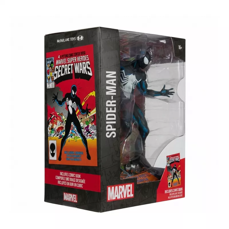 MCFARLANE Marvel kolekcijos Žmogus-voras juodas kostiumas (14832CHASE)