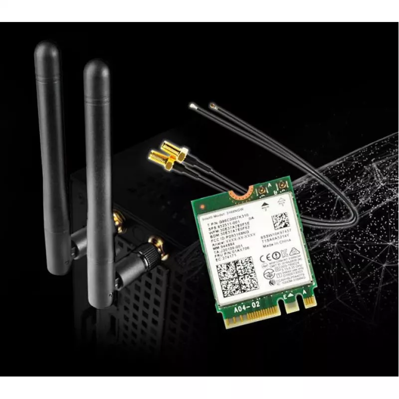 Vidinis WLAN Bluetooth rinkinys ASRock DeskMini WiFi Kit