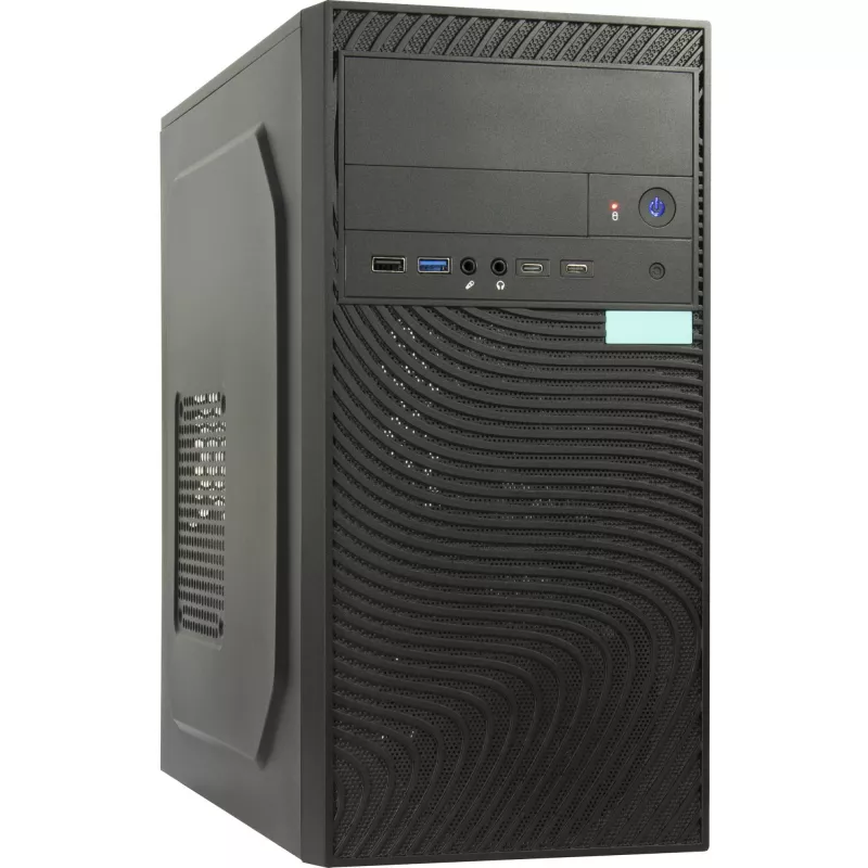 Kompiuterio korpusas Inter-Tech Case Micro IT-6516 Ripple juodas