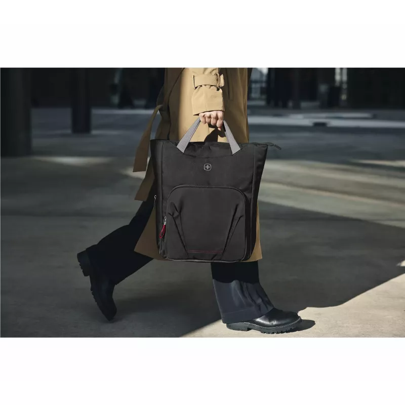 Moteriškas dėklas Wenger SwissGear Motion Vertical Tote 39,6 cm 15,6 col. juodas