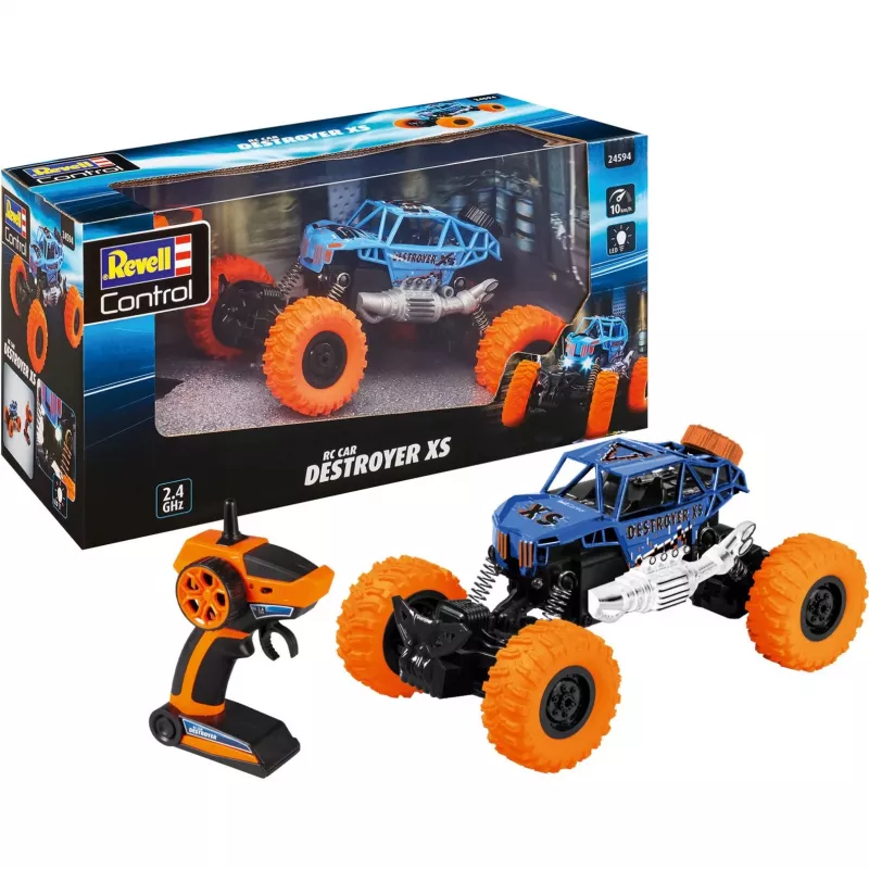 Bevielis RC automobilis REVELL Destroyer XS 24594 1:10 mastelis – Elektrinis nuotolinio valdymo modelis