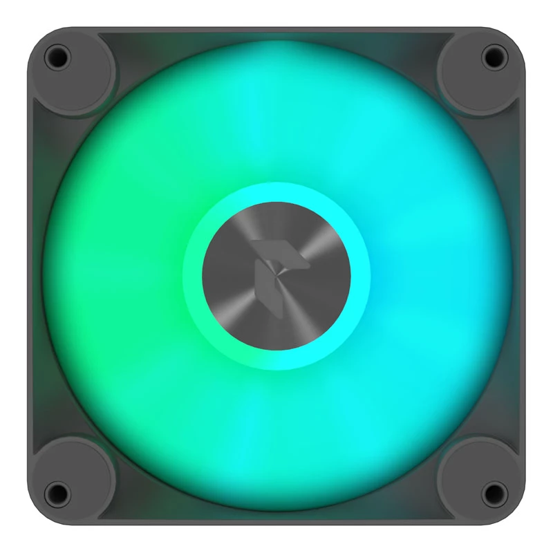 APNX FP1-120 BK 120mm ARGB PWM korpuso ventiliatorius - Juodas