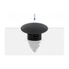 Fir tree clip DeLOCK 60187 juodas nailonas 15mm 14.5mm 10 vnt.