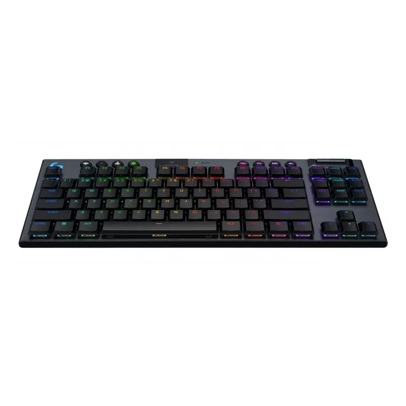 Logitech G G915 X - Klaviatūra - LIGHTSPEED - TKL - Foninis apšvietimas - Belaidė - Bluetooth 5.0, 2.4 GHz, USB - QWERTY - Nordic (danų/suomių/norvegų/švedų)