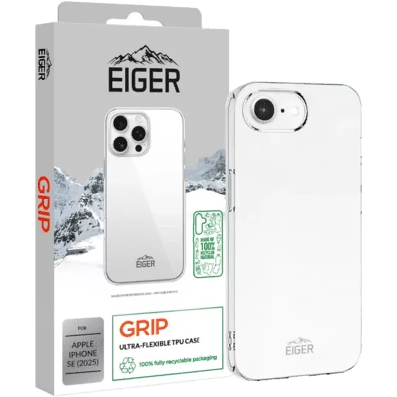 Eiger Grip Case GRS iPhone SE 2025 permatomas (EGCA00725)