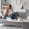 MANTA RDI912W Rimini radijo laikrodis, Bluetooth ir belaidis įkrovimas, baltas