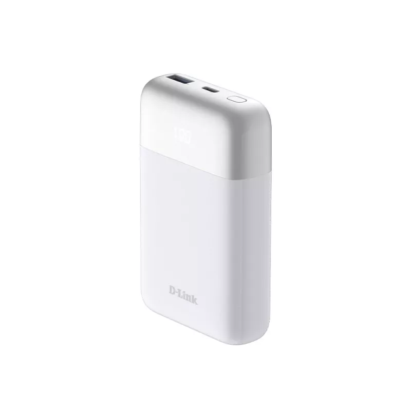 D-Link 10000mAh išorinė baterija, 10000 mAh, Balta